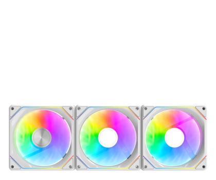 Wentylator do komputera DarkFlash Gauss G24 White Triple Pack 3x120mm